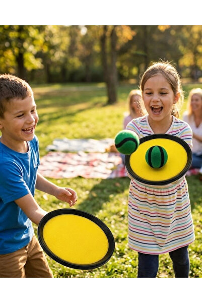 CNDR 2-Person Velcro Ball Catching Game Set Garden Park Beach Entertainment