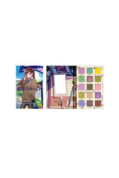 RUDE cosmetics Eyeshadow palette with pressed pigments, Attitude Academia, Ma...