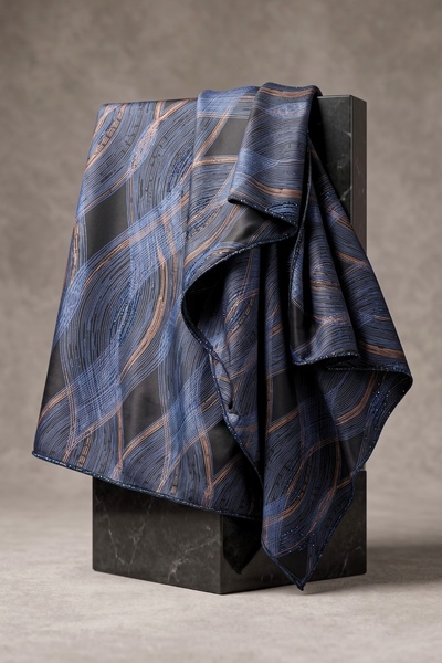 warmed Signature Korean Fabric Sheila Scarf– Premium Pearl & Crystal Collection
