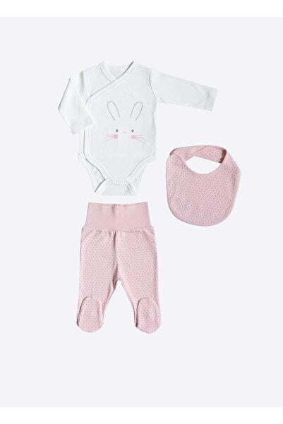 kitikate Organic Raby 3-Piece Set Pink
