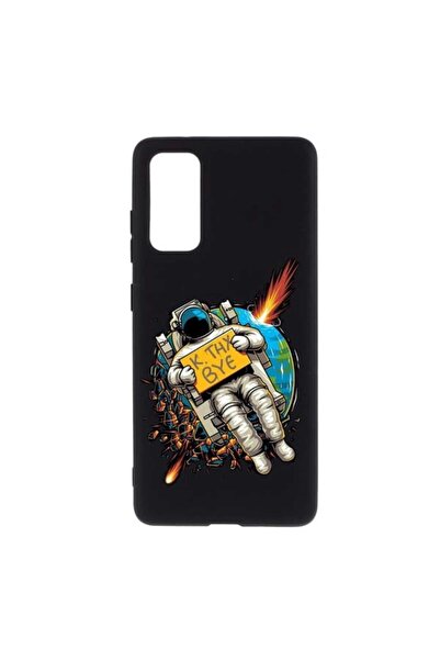 OEM Husa compatibila cu Samsung Galaxy S20 FE Silicon Matte Neagra Model Astr...