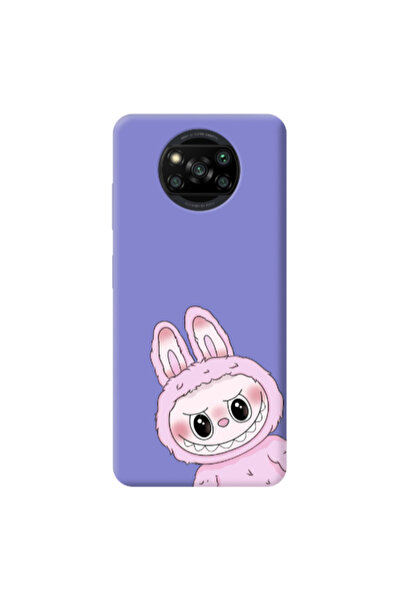 Other Xiaomi Poco X3 Pro Labubu 6 Purple Colored Silicone TPU Θήκη