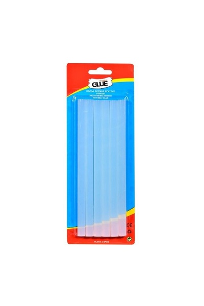 OEM Rezerve Baton Adeziv pentru Pistol de Lipit, Transparent, 11.2x200mm, 6 buc