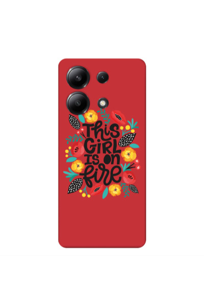 Other Xiaomi Redmi Note 13 4G This Girl Red Colored Silicone TPU Θήκη