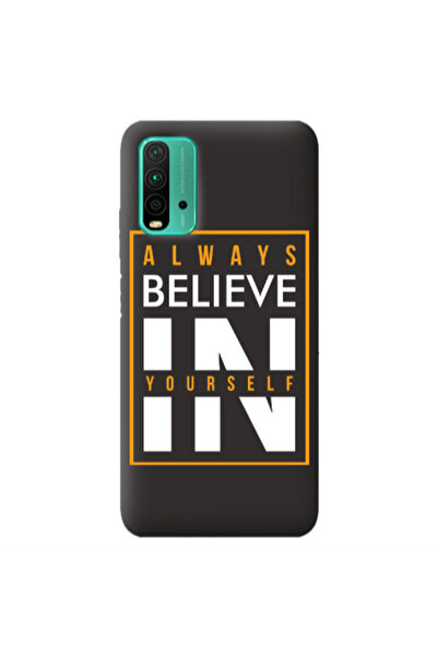 Other Xiaomi Poco M3 Always Belive Black Colored Silicone TPU Θήκη