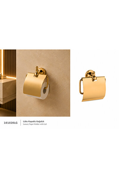 Condi Collection Brass Luxury Covered Paper Holder
