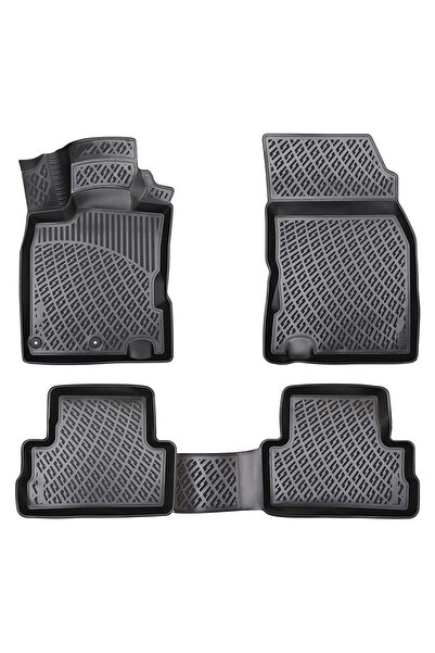 Umbrella Set de covorașe auto din cauciuc tip tavă pentru Nissan Qashqai II (...