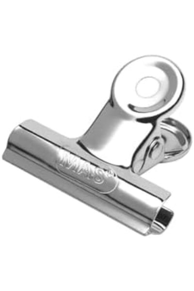 Yıldızan Tua Shop White Metal Clamp Spring Loaded 22 Millimeter, Box of 2 Doz...