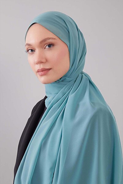Levidor Light Green Lux Chiffon Shawl