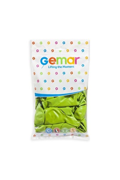 Gemar Set de 100 baloane din latex, G 120, Verde deschis