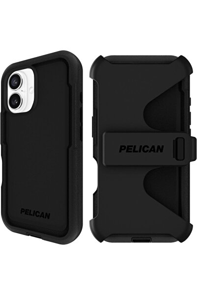 Pelican غطاء هاتف فوييجر لآيفون 16 [متوافق مع MagSafe] غطاء هاتف متين مع حماي...