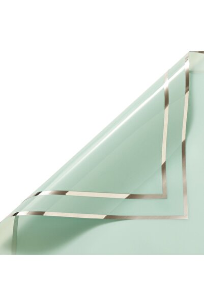 OEM Celofan pentru Flori Plastic Verde Pastel 57x57 cm
