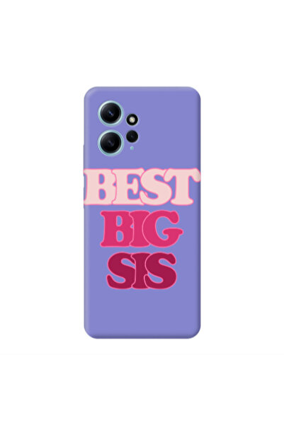 Other Xiaomi Redmi Note 12 4G Be Creative Purple Colored Silicone TPU Θήκη