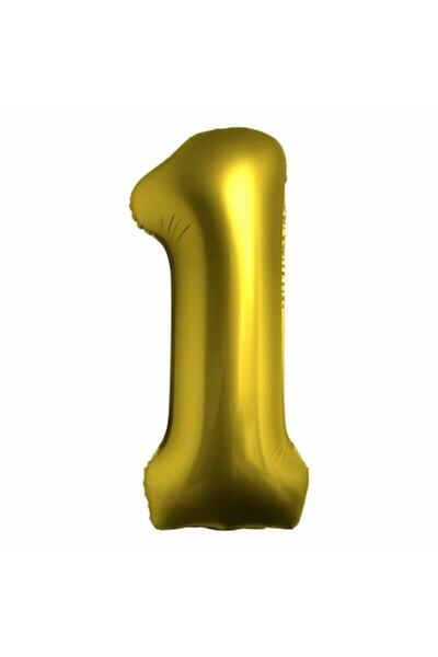 OEM Balon din folie număr, 102cm, Auriu Satinat