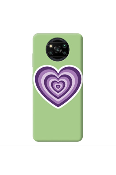 Other Xiaomi Poco X3 /X3 Pro My Heart Is Yours 2 Light Green Colored Silicone...