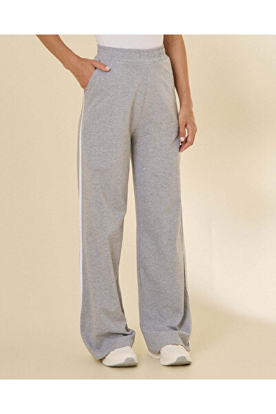 REDTAG Women Grey Wide Leg Active Pants