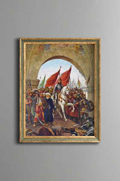 epiqart The Conquest of Istanbul - Vintage Patterned Painting - Fine Model