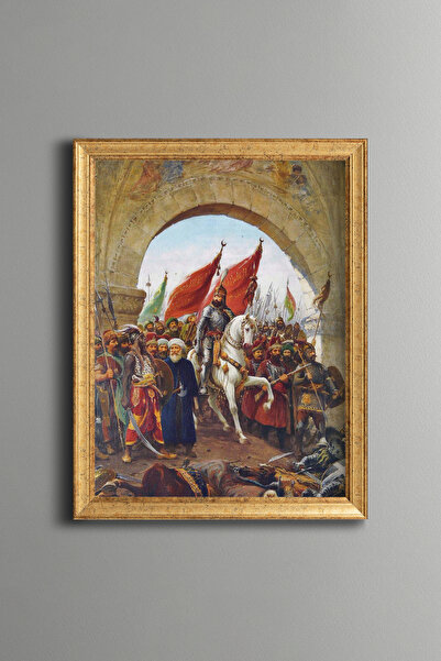 epiqart غزو اسطنبول - لوحة بنمط عتيق - نموذج راقي