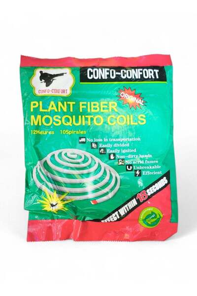 Generic Mosquito Repellent Plant Fiber Mosquito Coils For Outdoor 10 Coils Pack