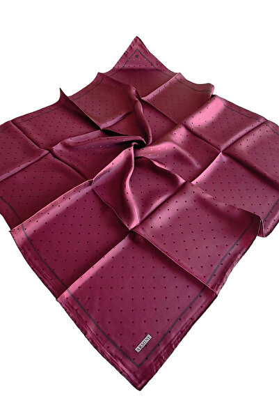 Armine Jakarli 100% Silk Scarf 2004D01-22 Burgundy