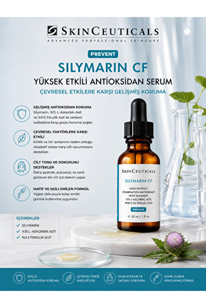 SkinCeuticals Silymarin Cf Serum 30 ml – Brightening Serum Against the Appear...