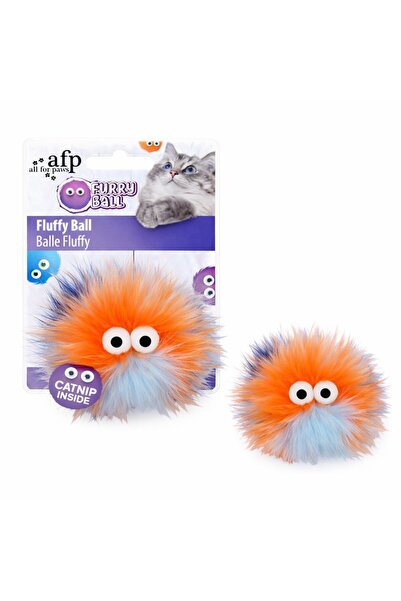 Afp Furry Ball Fluffer Catnipli (Kedi Otlu) Kedi Oyuncağı (9,5x9x5x5 cm)
