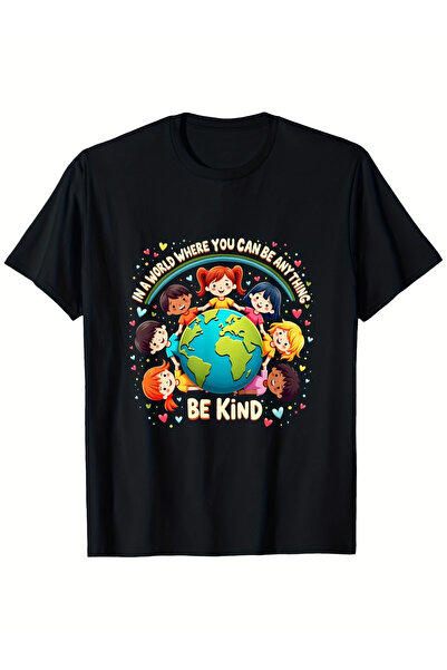 17 seramik Men's White Retro Graphic - Colorful Globe with Smiling Faces, Hea...