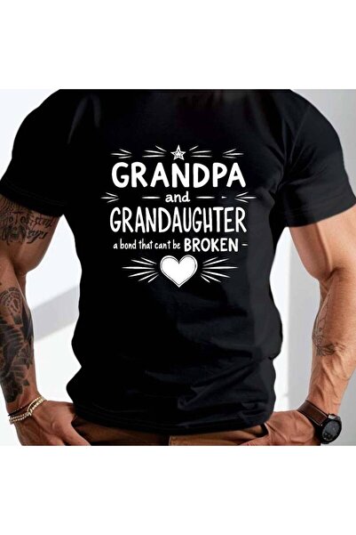 212Wear تي شيرت رجالي من GRANDPA and GRANDDAUGHTER bond Crinkle