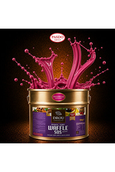 Callei Chocolate DROU Frambuaz Waffle Sosu 10 KG | Pancake, Krep, Waffle ve T...