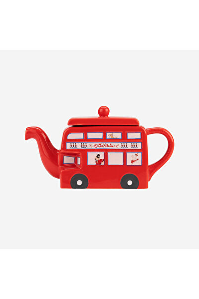 CATH KIDSTON London Red Stoneware Bus Shaped Teapot 1000 ml