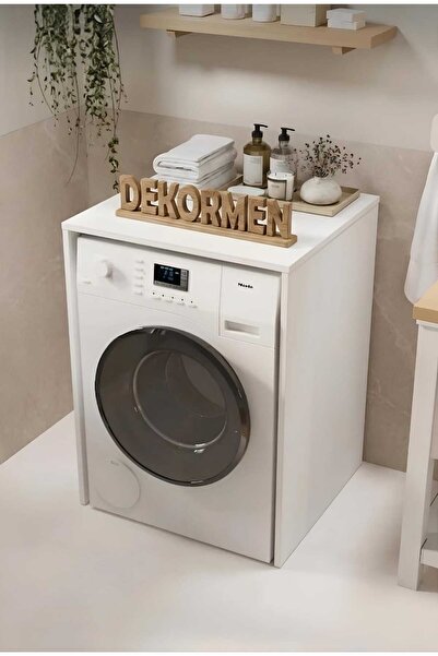 DEKORMEN BANYO DOLABI ÇAMAŞIR MAKİNESİ DOLABI ÇOK AMAÇLI BANYO DOLABI