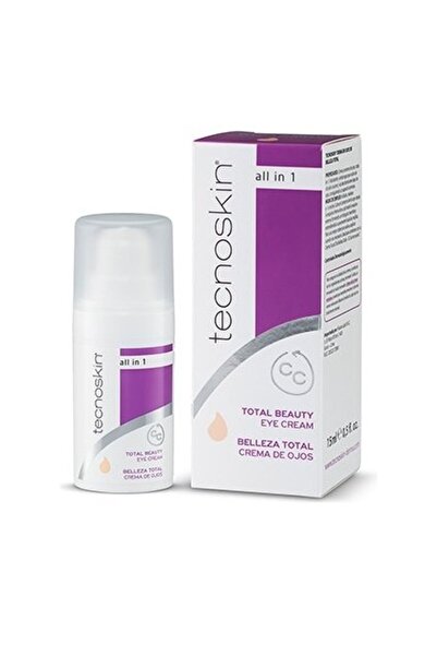 TECNOSKIN Total Beauty Eye Cream, Αντιρυτιδική Kρέμα ματιών All in One για Κά...