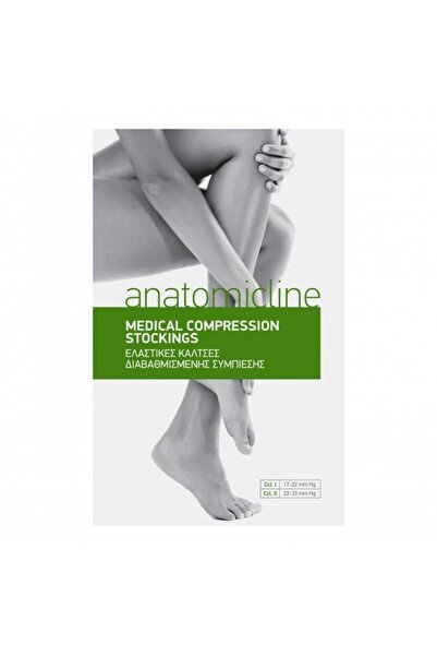 Anatomic Line Κάλτσα Ριζομηρίου, ανοιχτά δάχτυλα class ΙI 22-33 mm Hg - xl