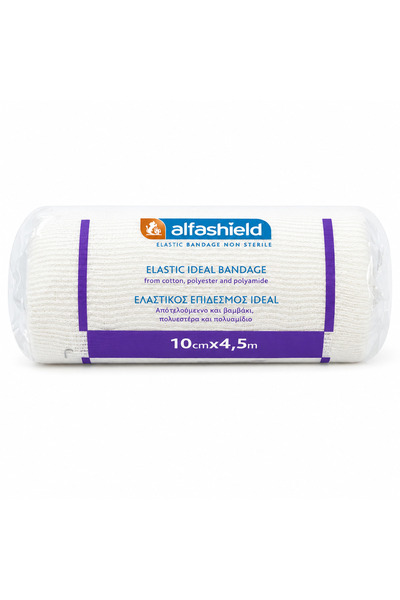 ALFASHIED ALFASHIELD Ideal Ελαστικός Επίδεσμος 10cmx4.5m 1 Τεμάχιο
