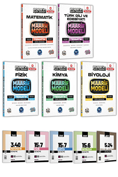 Fix Yayınları Üniversiteye Hazırlık Fizik Kimya Biyoloji Matematik Edebiyat M...
