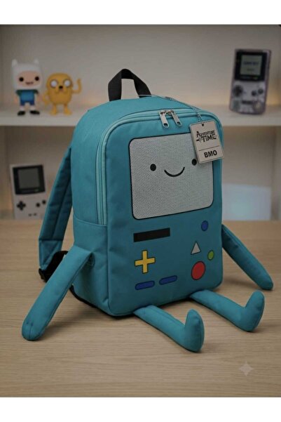 İsra Ayyıldız Moonstar Collection Mavi Adventure Time BMO Sırt Çantası