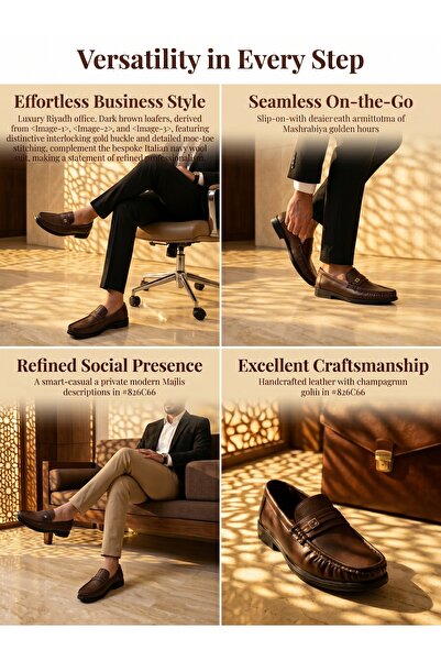 ArabTread Lightweight Men's Slip-On Shoes - Ultra Flexible Ergonomic Sole - P...