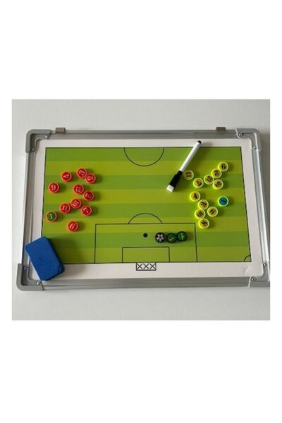 Tremblay Tablă tactică de fotbal, magnetică, cu două fețe și cu magneți
