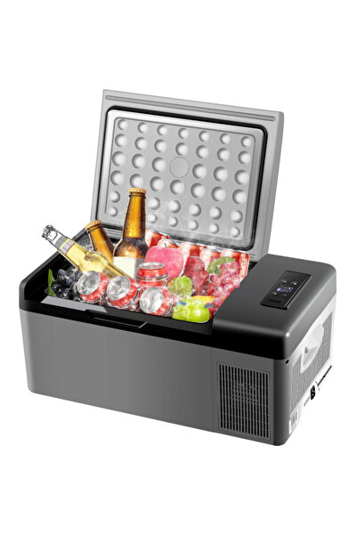 VEVOR Frigider Auto cu Compresor 15L 12V 24V 230V Portabil -20°C +10°C