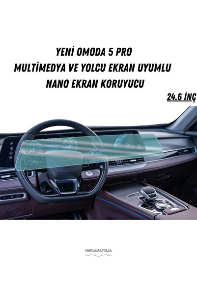 UniqAnatolia واقي شاشة نانو متوافق مع شاشة الوسائط المتعددة وشاشة الركاب من O...