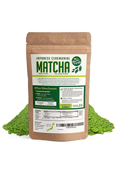Top Choice Matcha Organics Premium Japanese Ceremonial Matcha Green Tea Powde...
