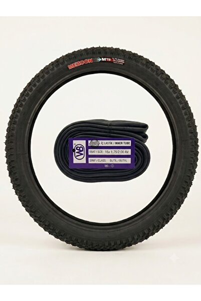 EGARD BIKE 16 JANT BİSİKLET İÇ VE DIŞ LASTİK SETİ | 16*2.125 | 16*1,75/2.00AV |