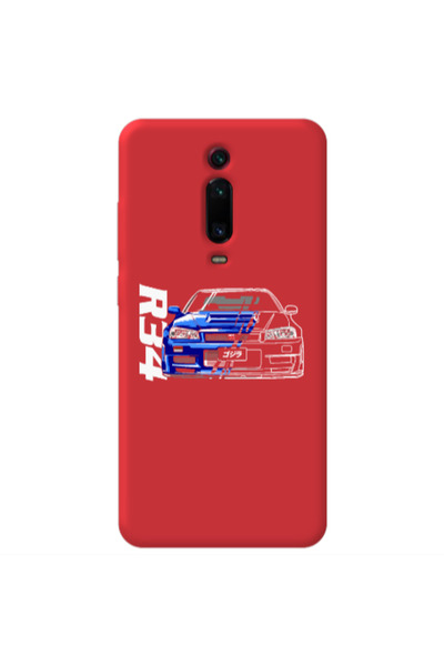 Other Xiaomi Mi 9T Pro Blue R34 Red Colored Silicone TPU Θήκη