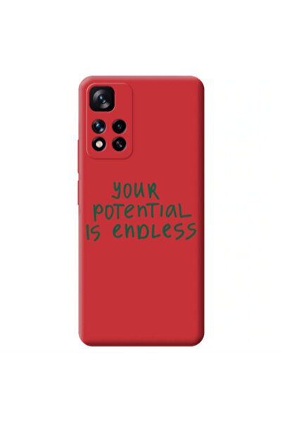 Other Xiaomi Redmi Note 11 Pro 5G Your potential is endless Red Colored Silic...