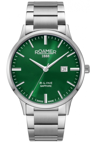 Roamer Ceas bărbătesc 718833 41 75 20 — verde, clasic