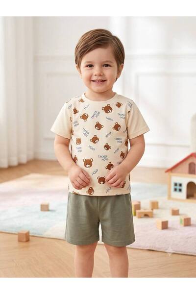 Milanlı Kids Boy's Cotton Summer Set (Top and Bottom)
