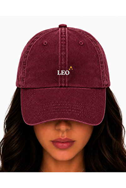 WeavedCo Leo Sign Embroidered Hat, Vintage Washed Baseball Cap (Leo Sign Embr...