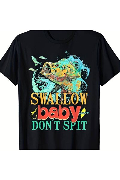 23 nisan Men'S Swallow Youngsters Don'T Spit Fishing Humor T-Shirt - Vibrant ...