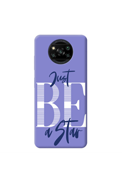 Other Xiaomi Poco X3 /X3 Pro Just Be a Star Purple Colored Silicone TPU Θήκη