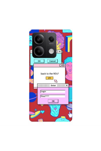 Other Xiaomi Redmi Note 13 5G Enter Login Red Colored Silicone TPU Θήκη